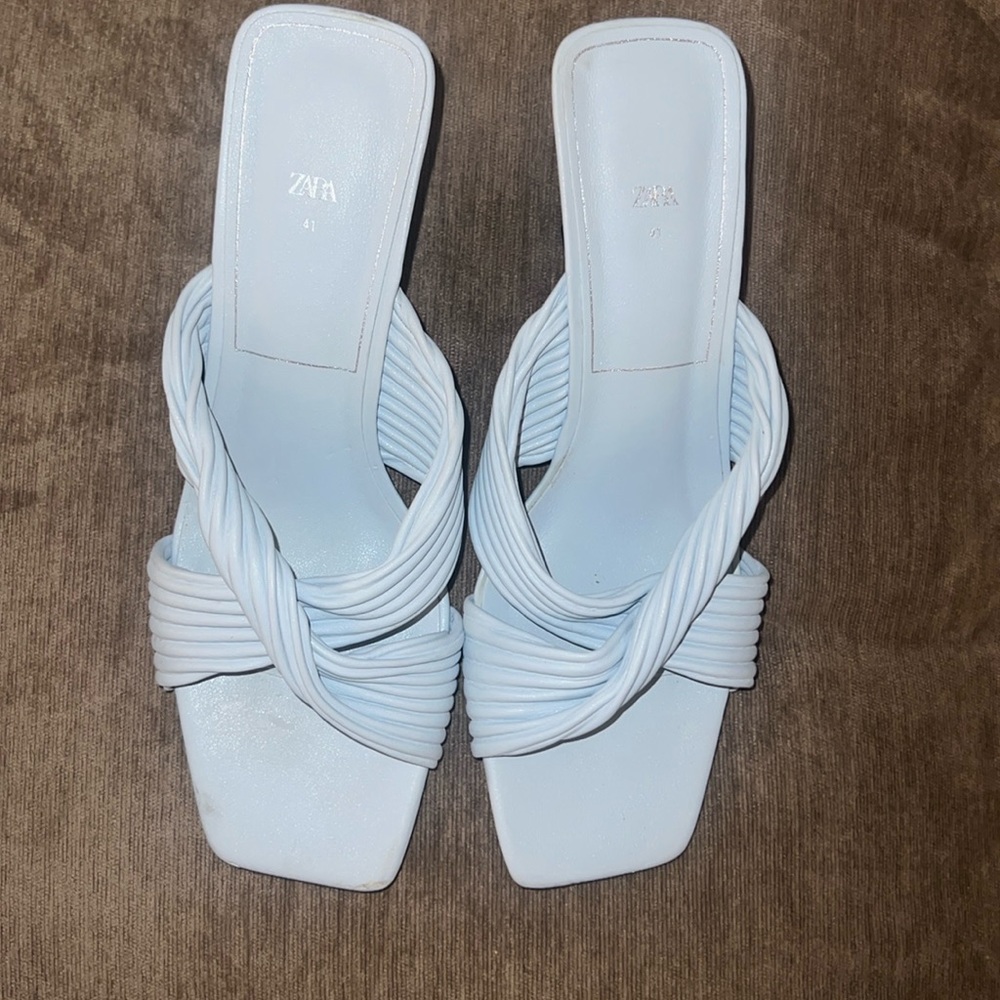Blue Zara Heels